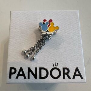 NWOT Disney Parks Mickey Mouse Balloons Charm Sterling Silver 925